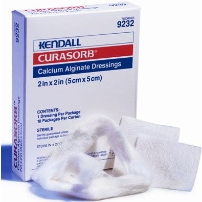 Kendall Calcium Alginate Dressing Box of 10, 2 in x 2 in - Default Title - product image 1