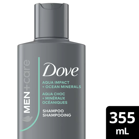 Dove Men+Care Aqua Impact Shampoo to Hydrate & Moisturize, with Ocean Minerals product detail