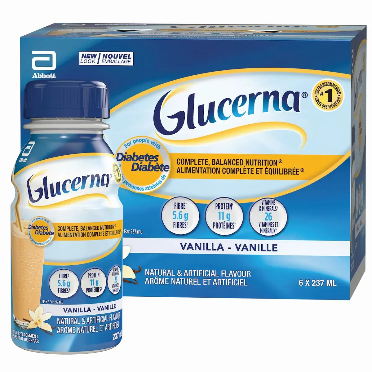 Glucerna Nutritional Drink, 6 X 237 mL product image