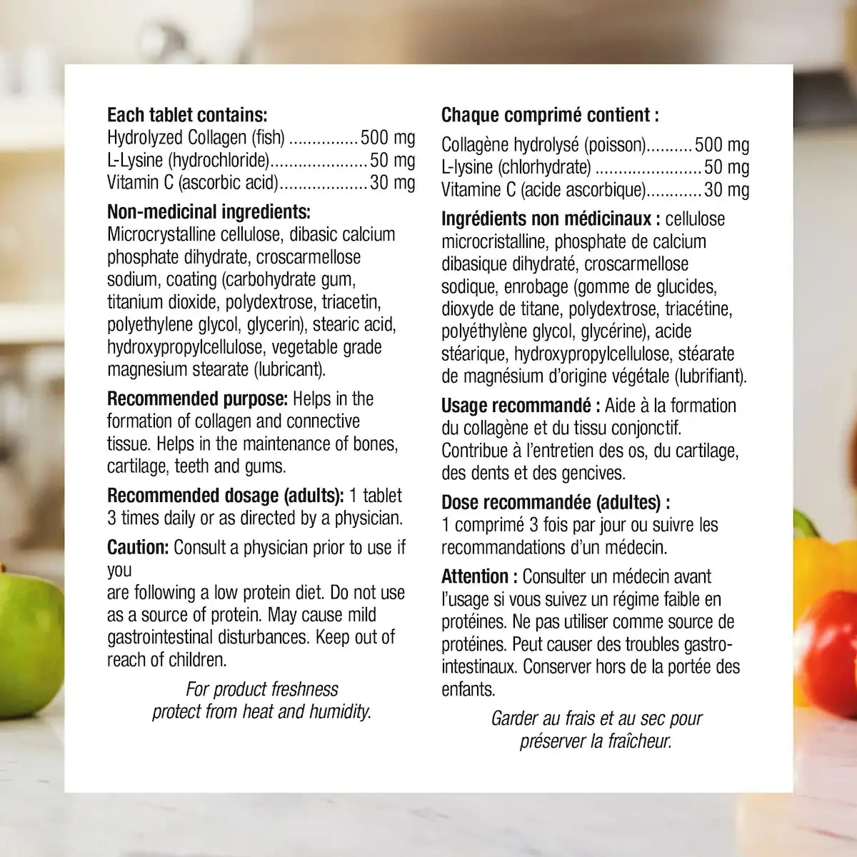 Webber Collagen with Lysine + Vitamin C product detail