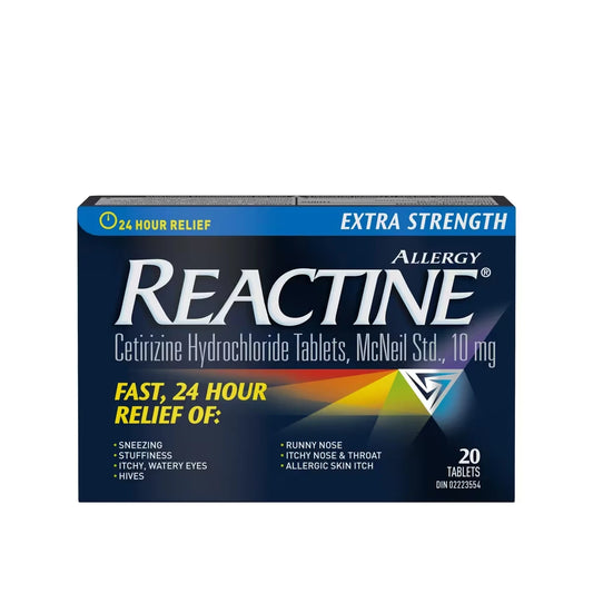 Reactine extra strength 24 hour allergy medicine product image, alternate view