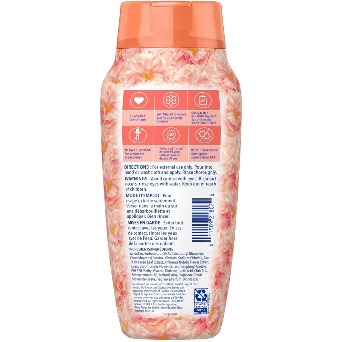 Vagisil Scentsitive Scents Peach Blossom Daily Intimate Wash product detail