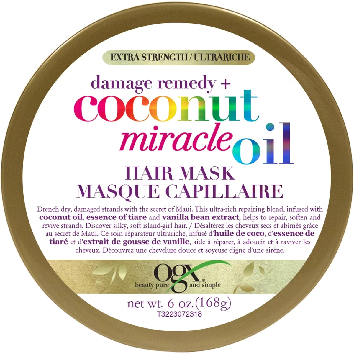OGX Extra Strength Damage Remedy + Coconut Miracle Oil Hair Mask product image