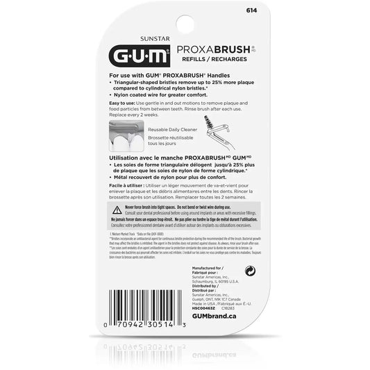 Gum Proxabrush Interdental Refills, Wide - 10Ct 10 count product detail
