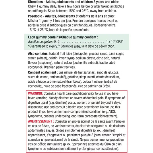 Jamieson Probiotic Berry Blast Gummies product detail