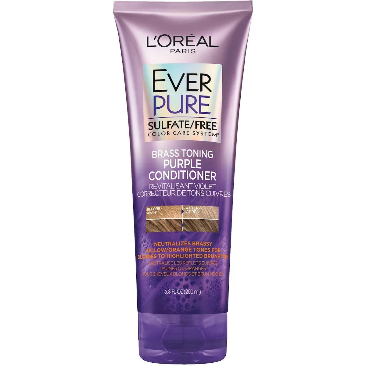 L'Oréal Paris Toning Conditioner, EverPure Purple, Sulfate-Free product image