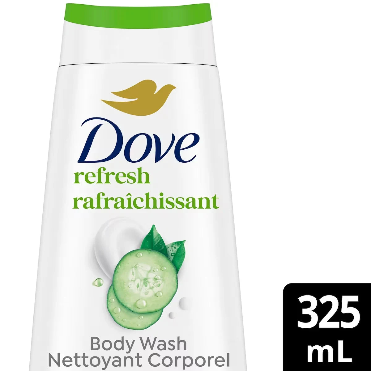 Dove Refreshing Body Wash for renewed, 325 ml product detail