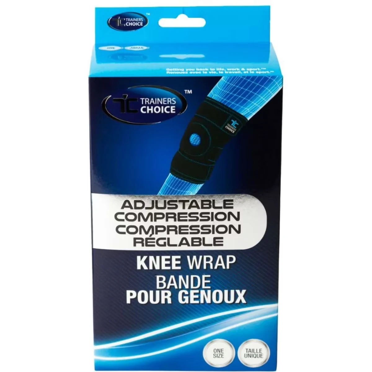 Trainers Choice Knee Compression Wrap product image