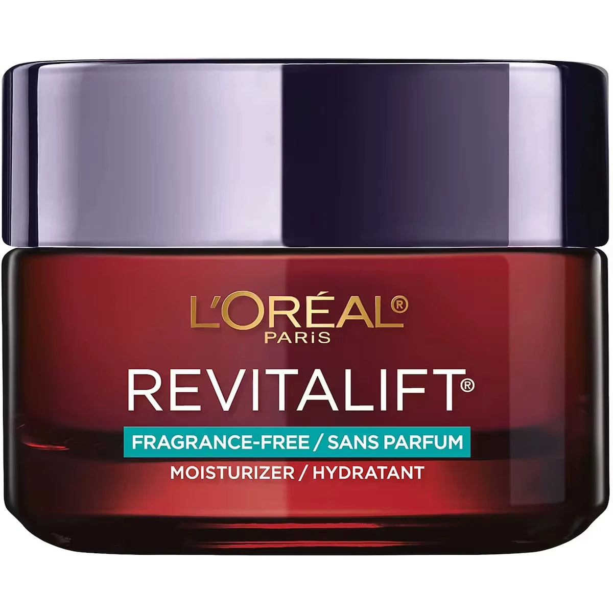 L'Oréal Paris Fragrance Free Anti Aging Day Cream with Pro Retinol, Vitamin C & Hyaluronic Acid product package