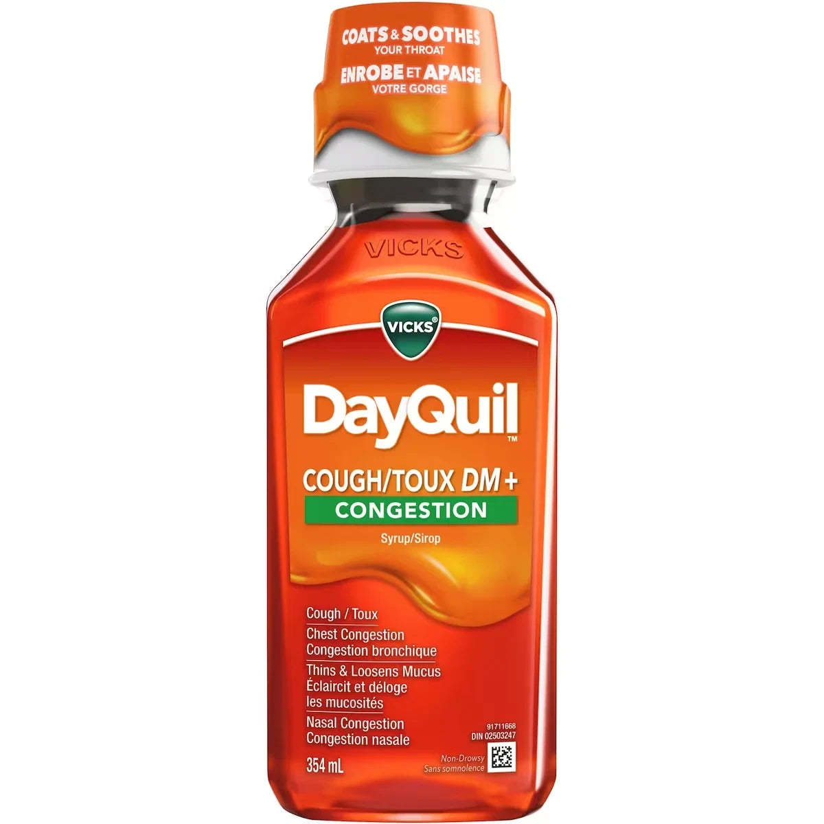 Vicks DayQuil Cough & Congestion Relief Liquid Medicine product package