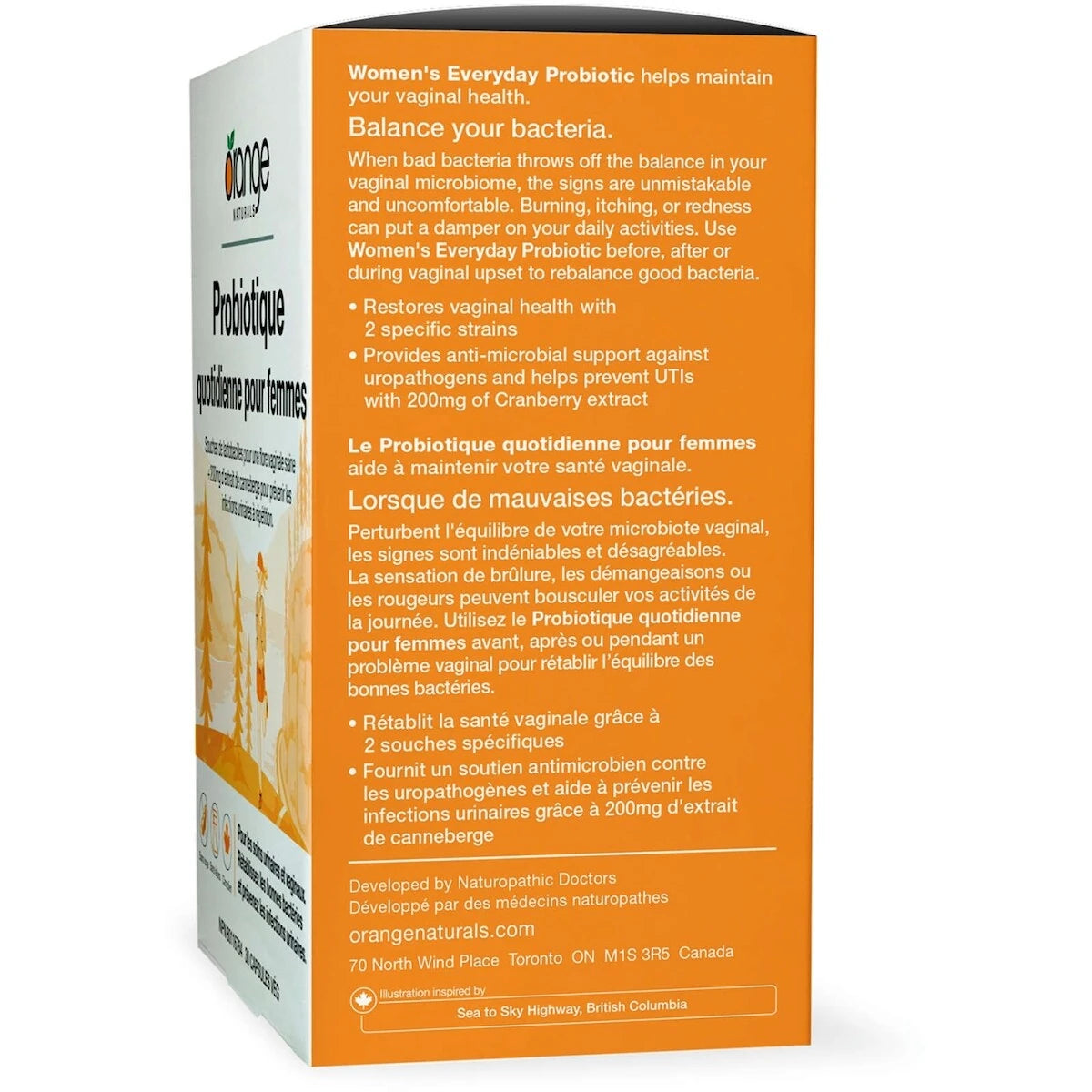 Orange Naturals Women's Everyday Probiotic product detail