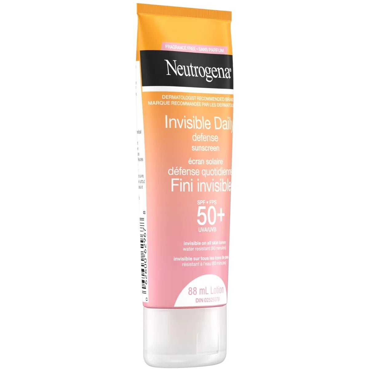 Neutrogena Invisible Daily Defense fragrance free Sunscreen Lotion Spf 50+ product detail