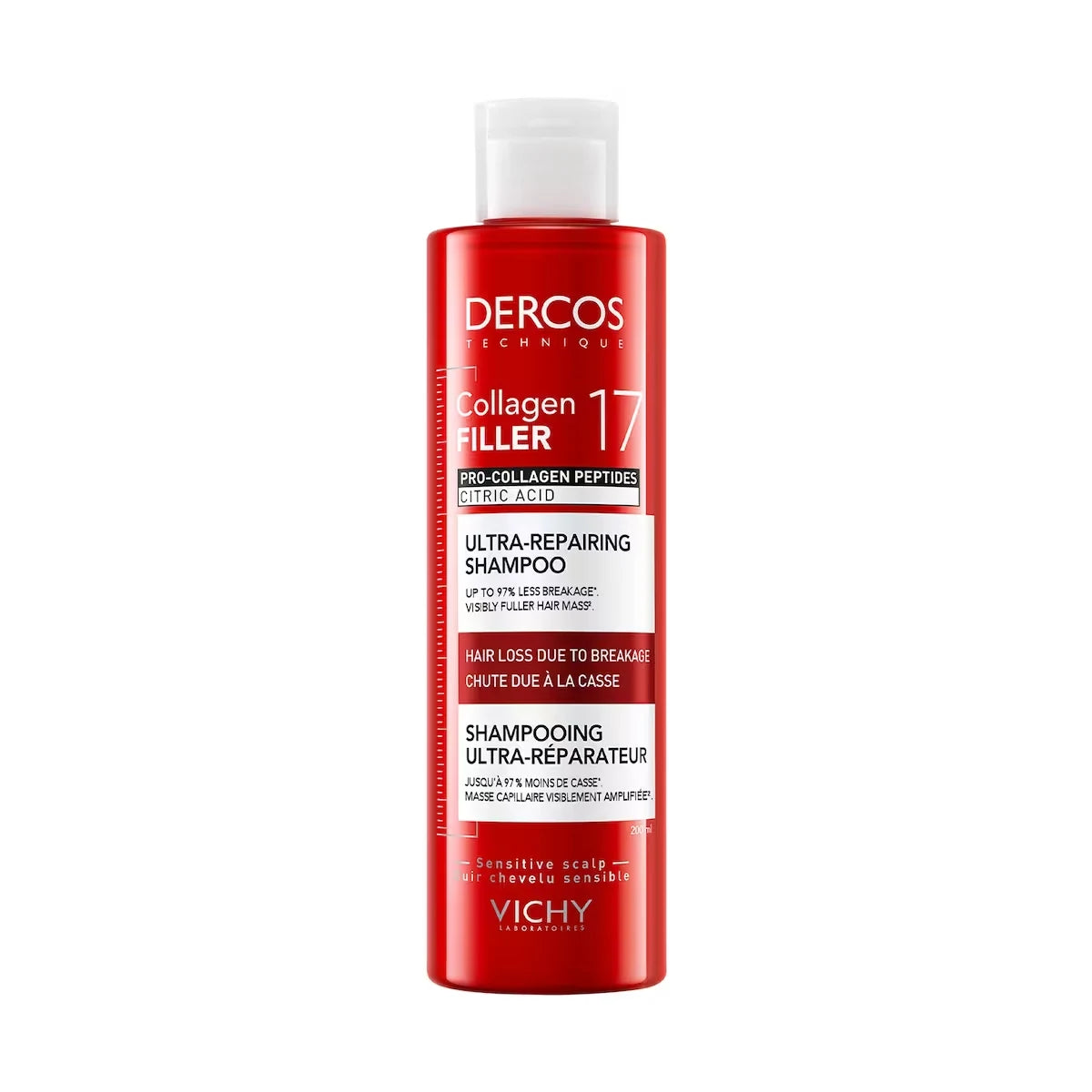 Vichy Dercos Collagen 17 FILLER Shampoo for Men & Women product image