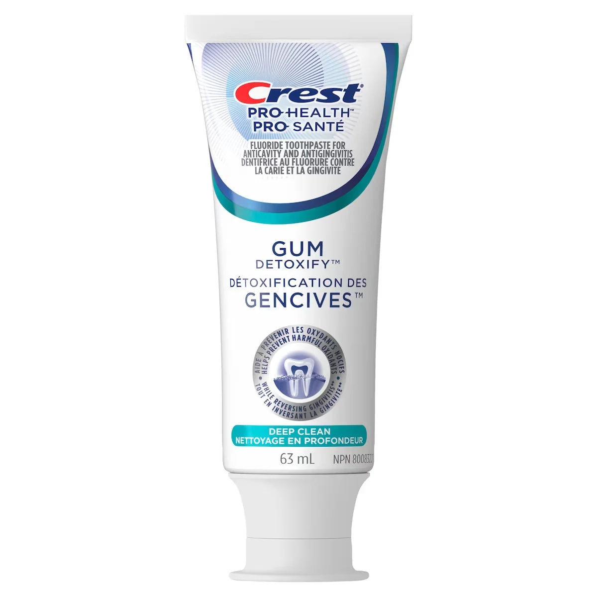 Crest Gum Detoxify Deep Clean Toothpaste, 63 mL product image
