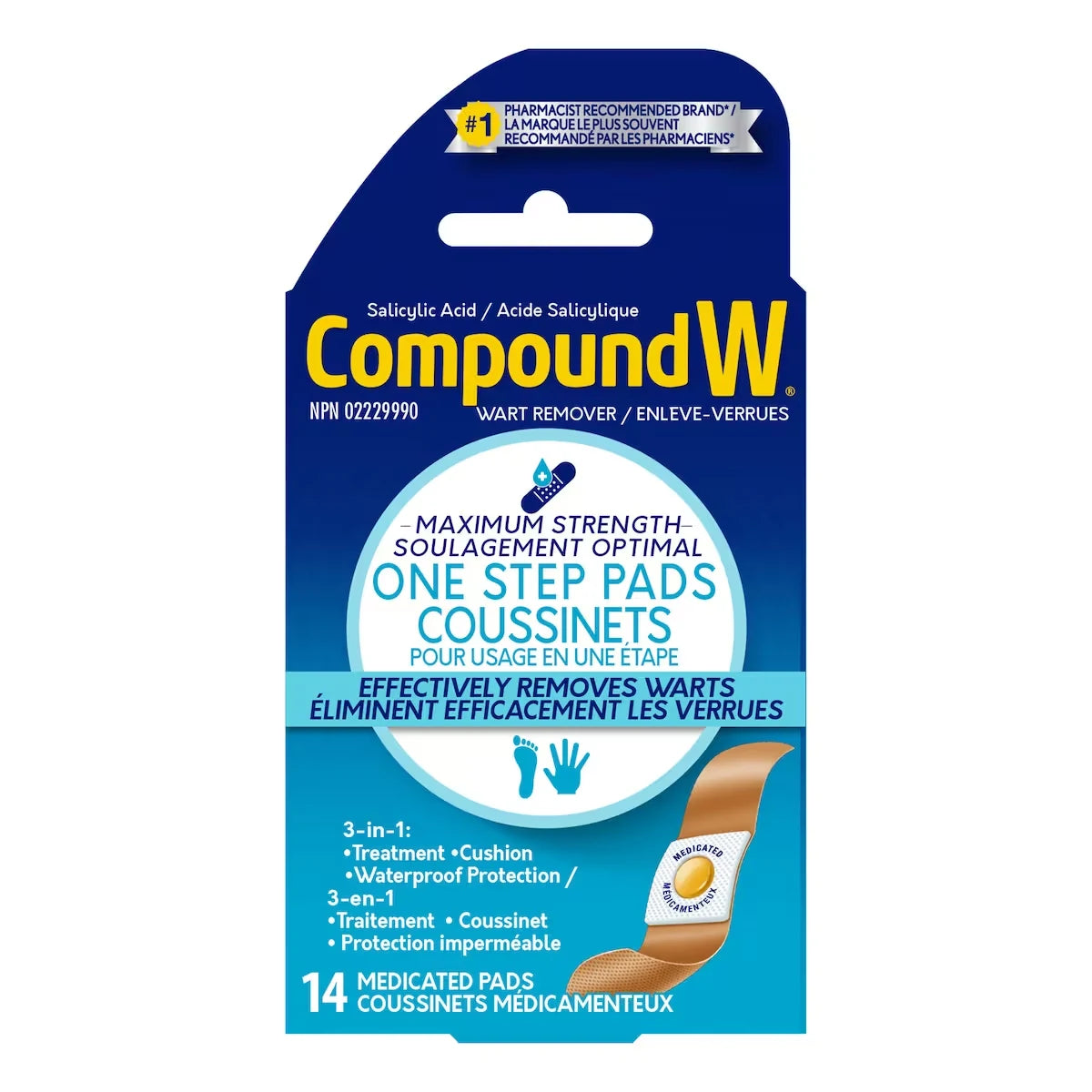 Compound W Maximum Strength One Step Pads product image