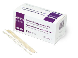 Amg Bx/100pkg (1/Pkg) Sterile Cotton Tip Applicator, Wood, 6in 018-432 — — product image