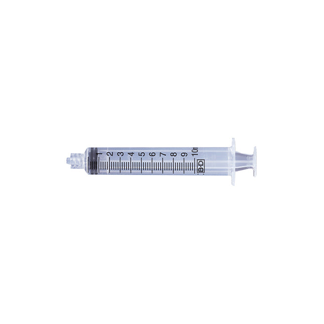 Becton Dickinson Syringe Medical 10 mL Luer-Lock Tip Sterile Disposable Latex-Free - Box of 200