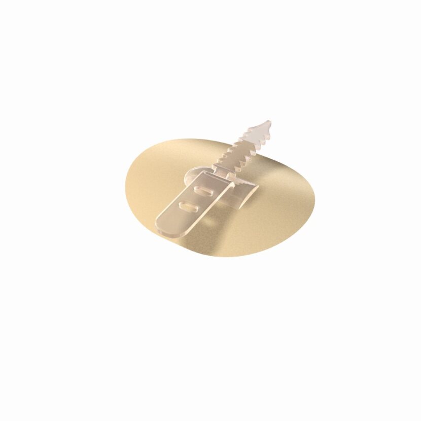 Bioderm Low Profile Cathgrip Single Strap, Small, Non-Sterile, No Alcohol - Bilingual - Box of 30