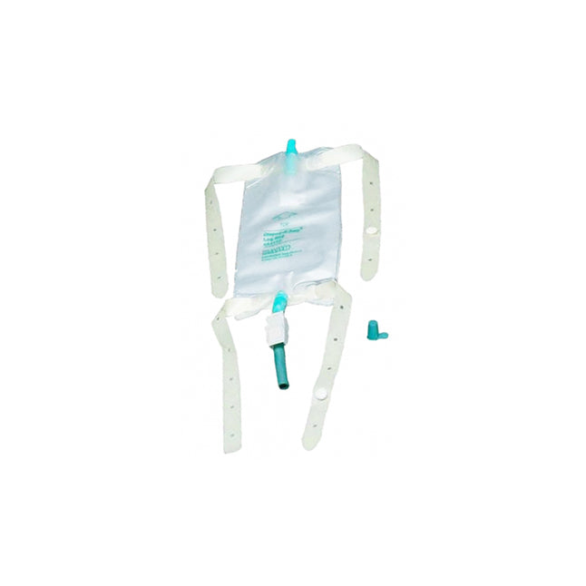 Bard Leg Bag Medium 19oz Sterile Anti Reflux Valve & Velcro Straps - Each