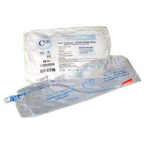 Cure Medical Cure Closed System Cath, 12 Fr 16in, 1500 mL Collection Bag CB12 — Each — product image