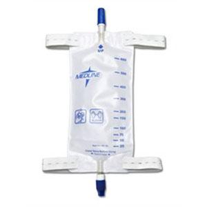 Medline Legbag 32oz/946 mL, Lf Straps, Antireflux, Twistdrain (No Tubing) - Each