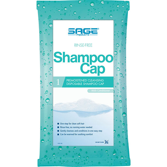Sage No Rinse Shampoo Cap - Each