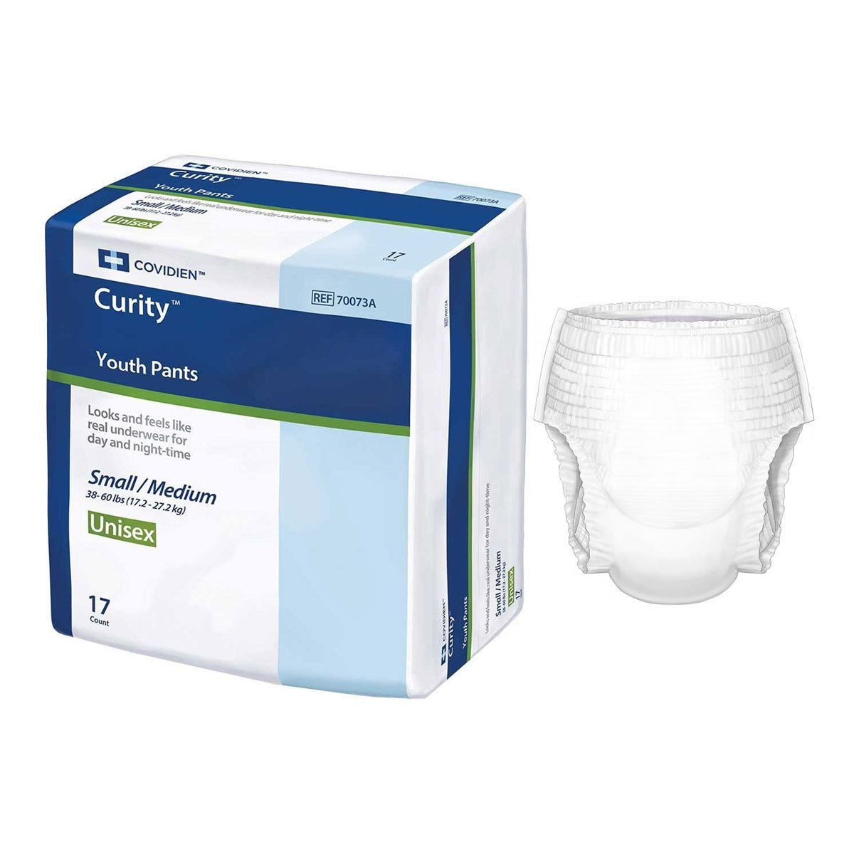 Covidien / Medtronic Cs/4bg (14ea/Bg) Curity Youth Pants, Unisex, Large (65-125 Lbs.)