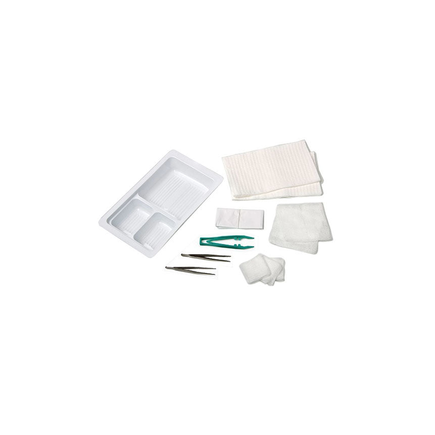 Med Rx Lidded Dressing Trays, Sterile - Each