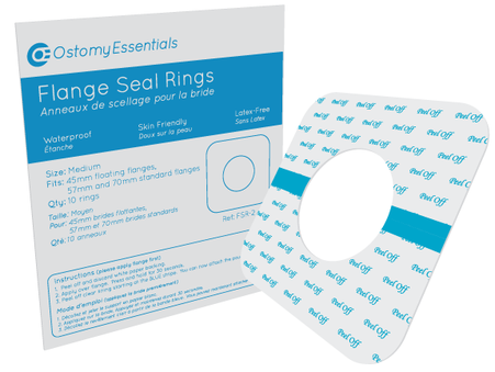 Ostomy Essentials Ostomy Essentials Flange Seal Rings, Size Medium (45 mm, 57 mm-70 mm) - Pack of 10