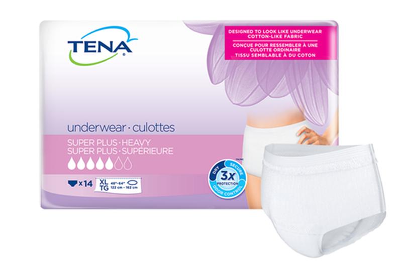 Tena Cs/4pkg (14/Pkg) Tena Women Protective Underwear, Super Plus Heavy, x-Large
