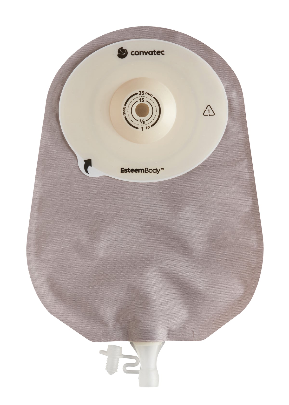 Convatec Esteem Body Urostomy Pouch Transparent Durahesive Ctf-10-35 mm 7 mm-Cd 40 mm-Tl - Box of 10