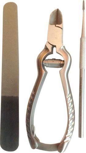 Stevens 3-Piece Foot Care Kit With Cutter, Ingrown Nail File & Flat File Sterile - Kit