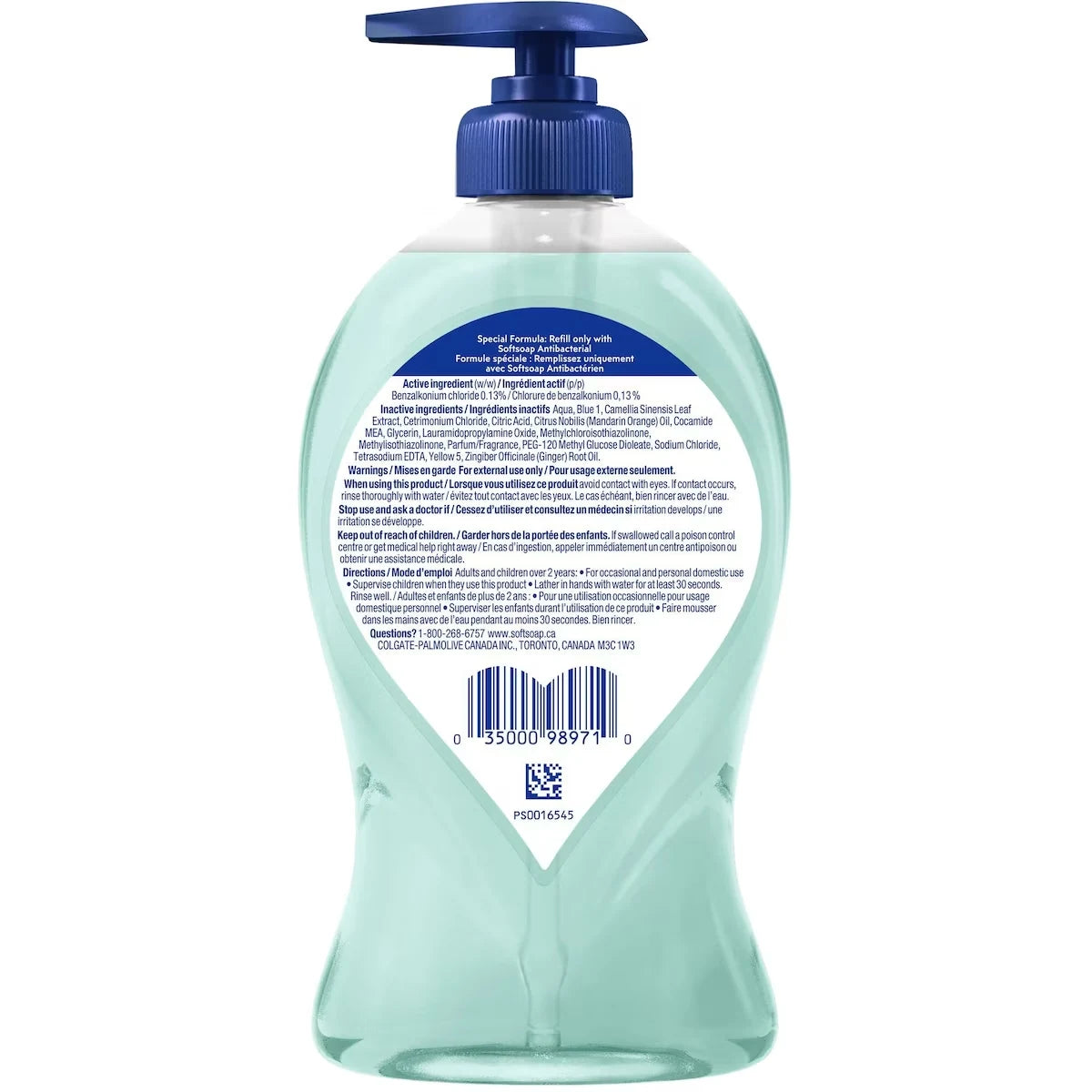 Softsoap Antibacterial Liquid Hand Soap Pump, Fresh Citrus - 332 ML product detail