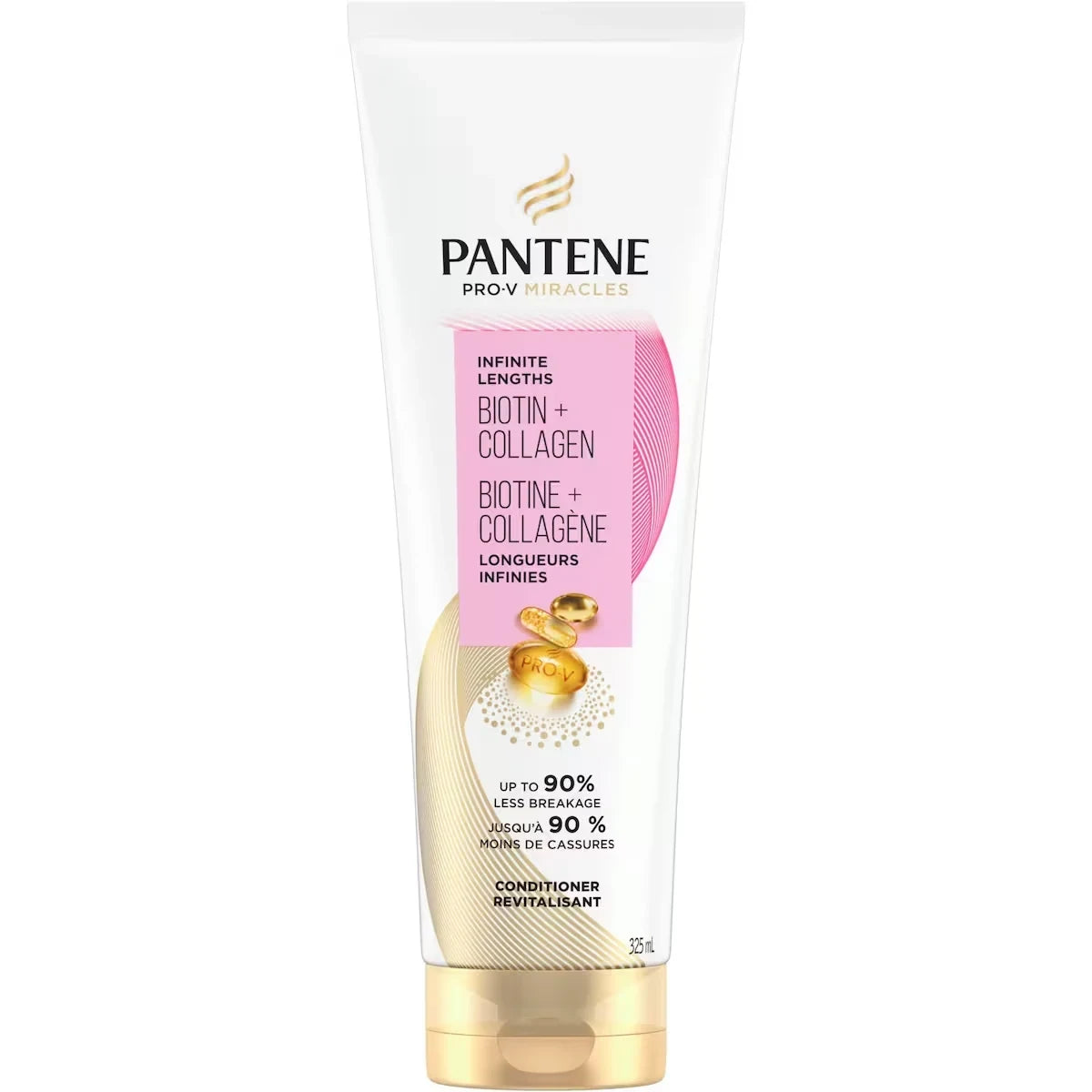 Pantene Pro-V Miracles Infinite Lengths Biotin + Collagen 1 Minute Miracle Conditioner product package