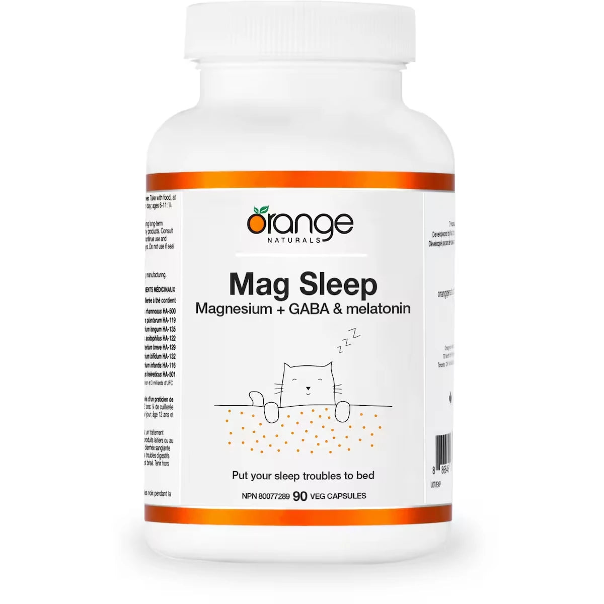 Orange Naturals Mag Sleep Magnesium + GABA & Melatonin view 2