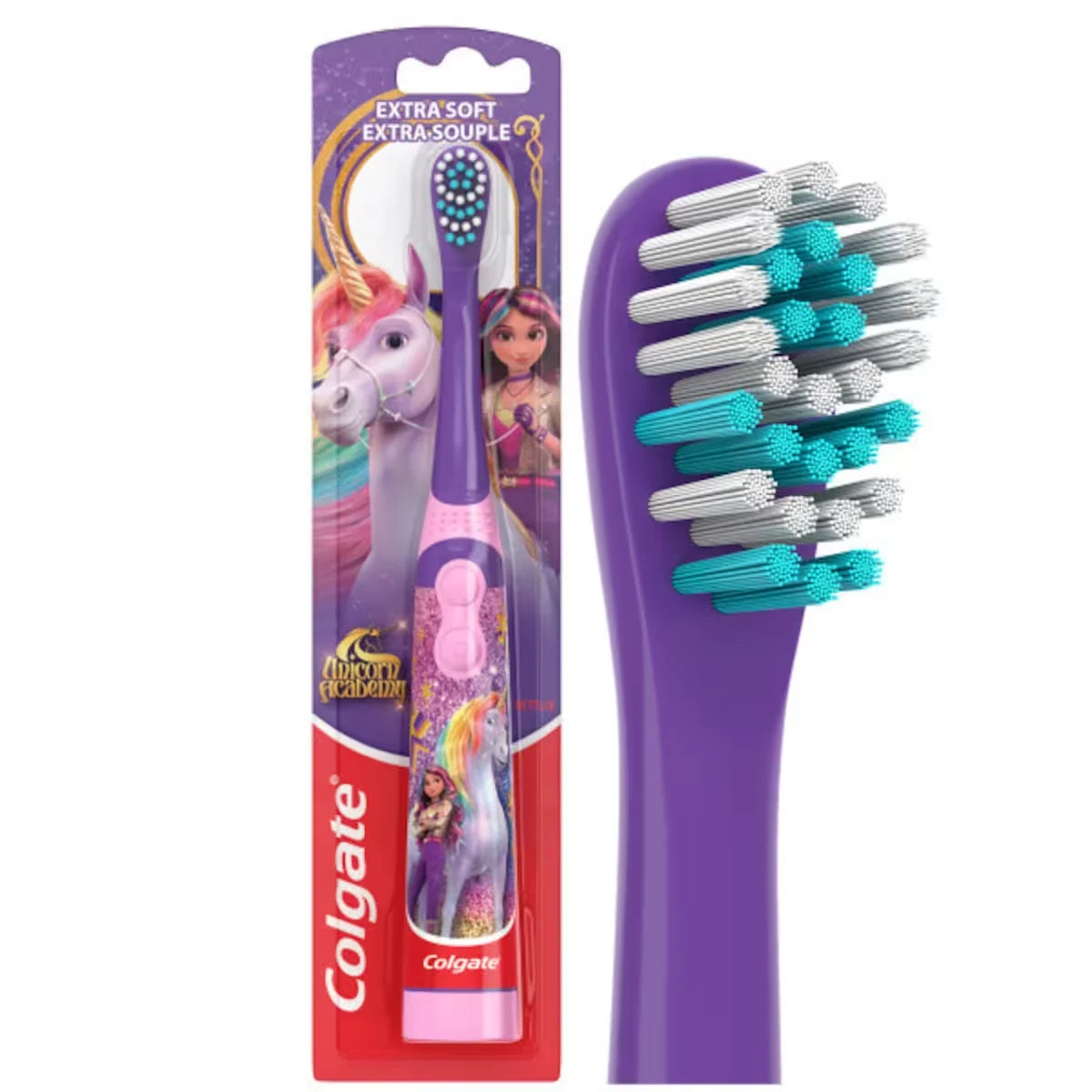 Colgate Unicorn Academy Kids Battery Powered Toothbrush, Extra Soft product image