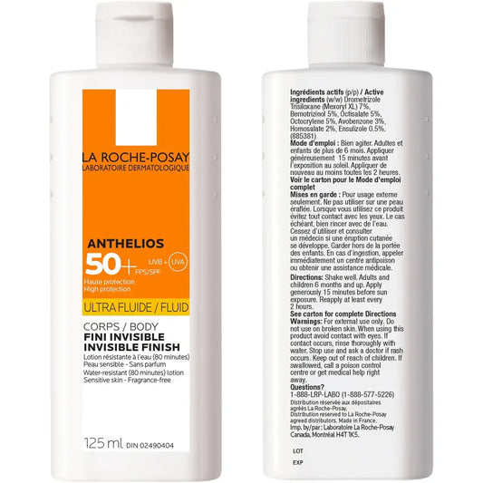 La Roche-Posay Anthelios Ultra-Fluid Body Lotion SPF 50+ 125 mL product detail