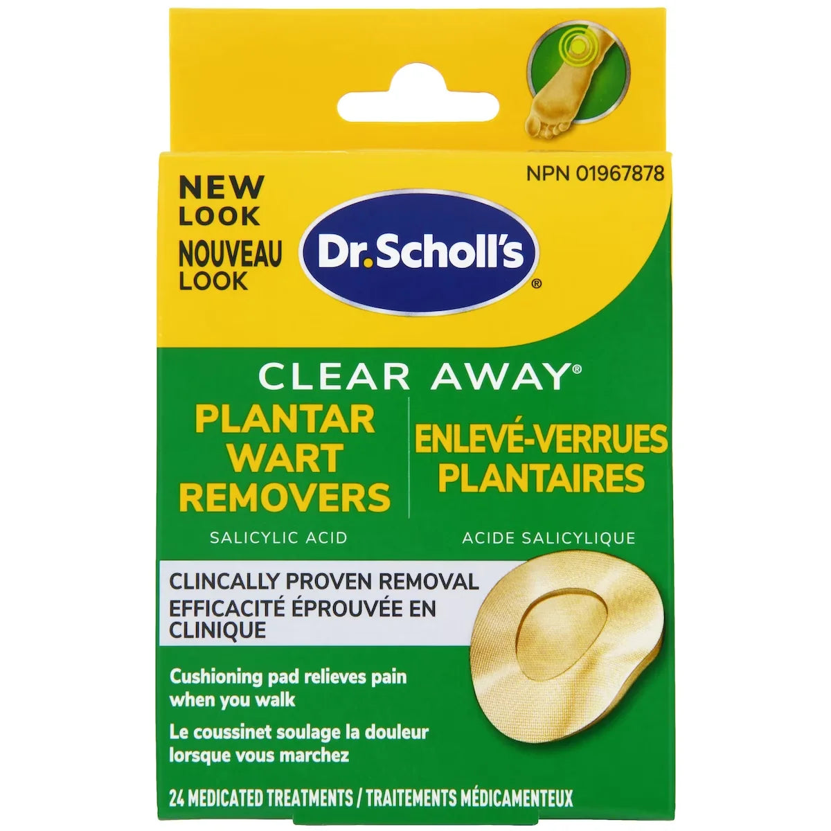 Dr. Scholl's DS Clear Away Plantar Wart Remover product image