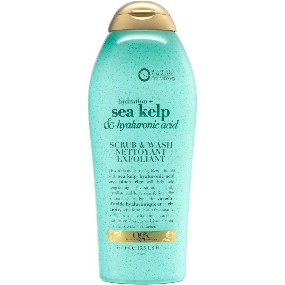 OGX Hydration + Sea Kelp & Hyaluronic Acid Scrub & Wash product image