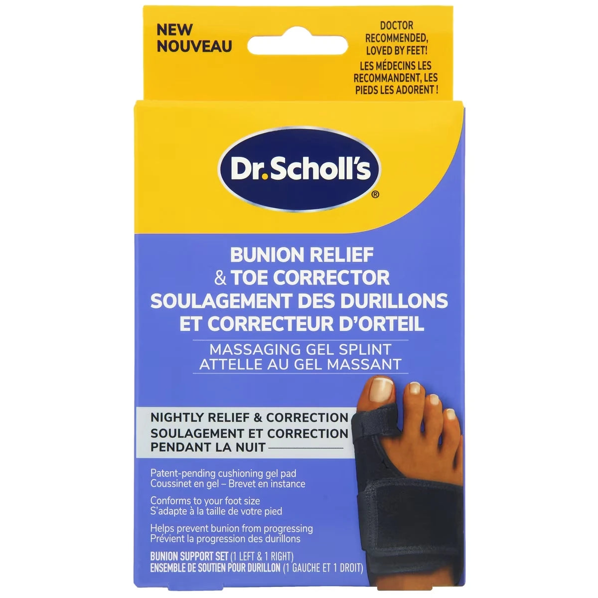 Dr. Scholl's Bunion Relief & Toe Corrector, Unisex product image
