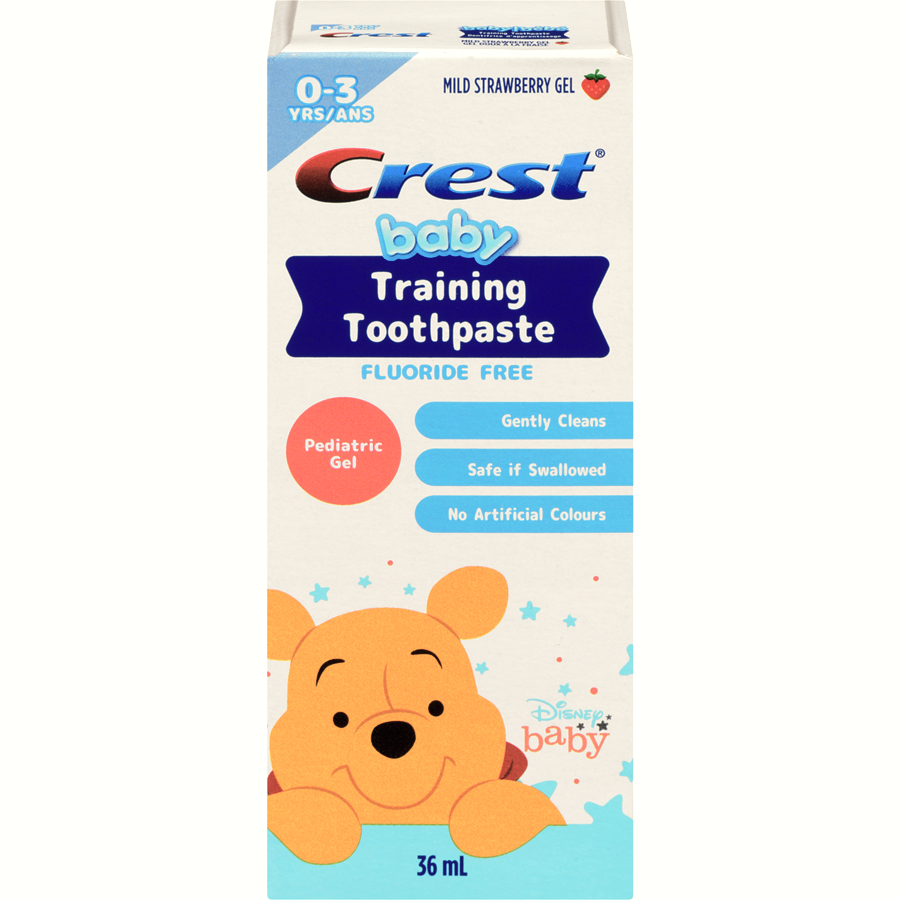 Crest baby training toothpaste