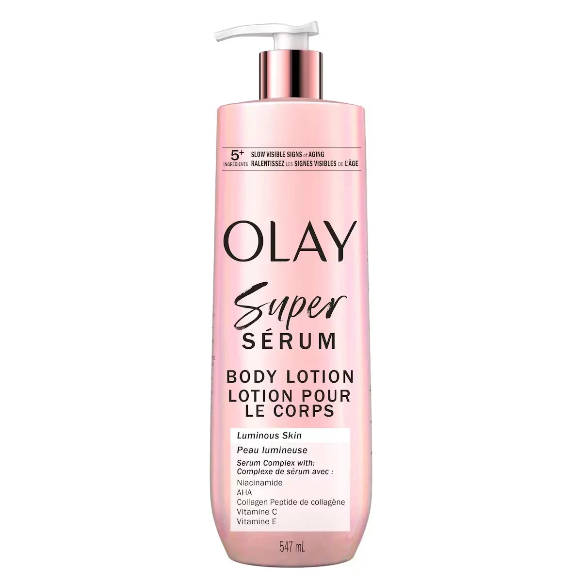 Olay Super Serum Body Lotion product package