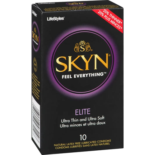 Skyn Elite 10 Natural Latex Free Lubricated Condoms product detail