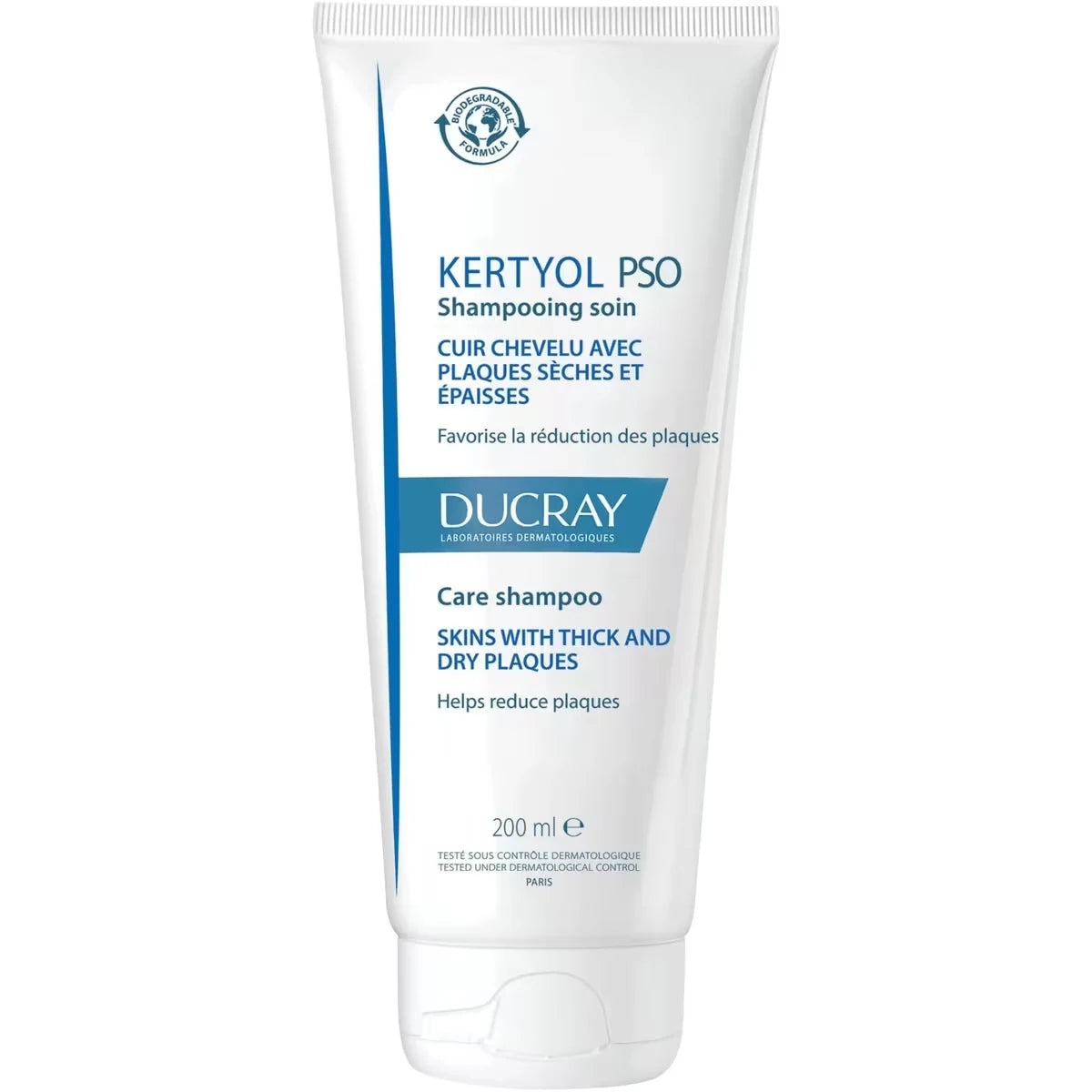 Ducray Kertyol PSO Care shampoo, Skin with thick & dry plaques, Soothes itchiness product image