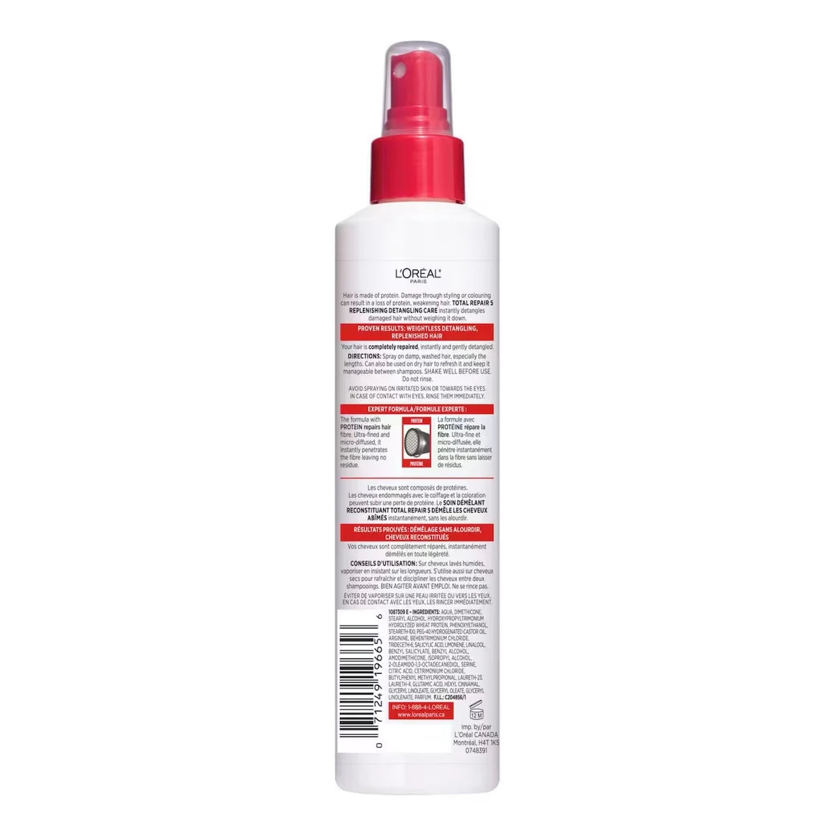 L'Oréal Paris Total Repair 5 Replenishing Detangling Care product detail