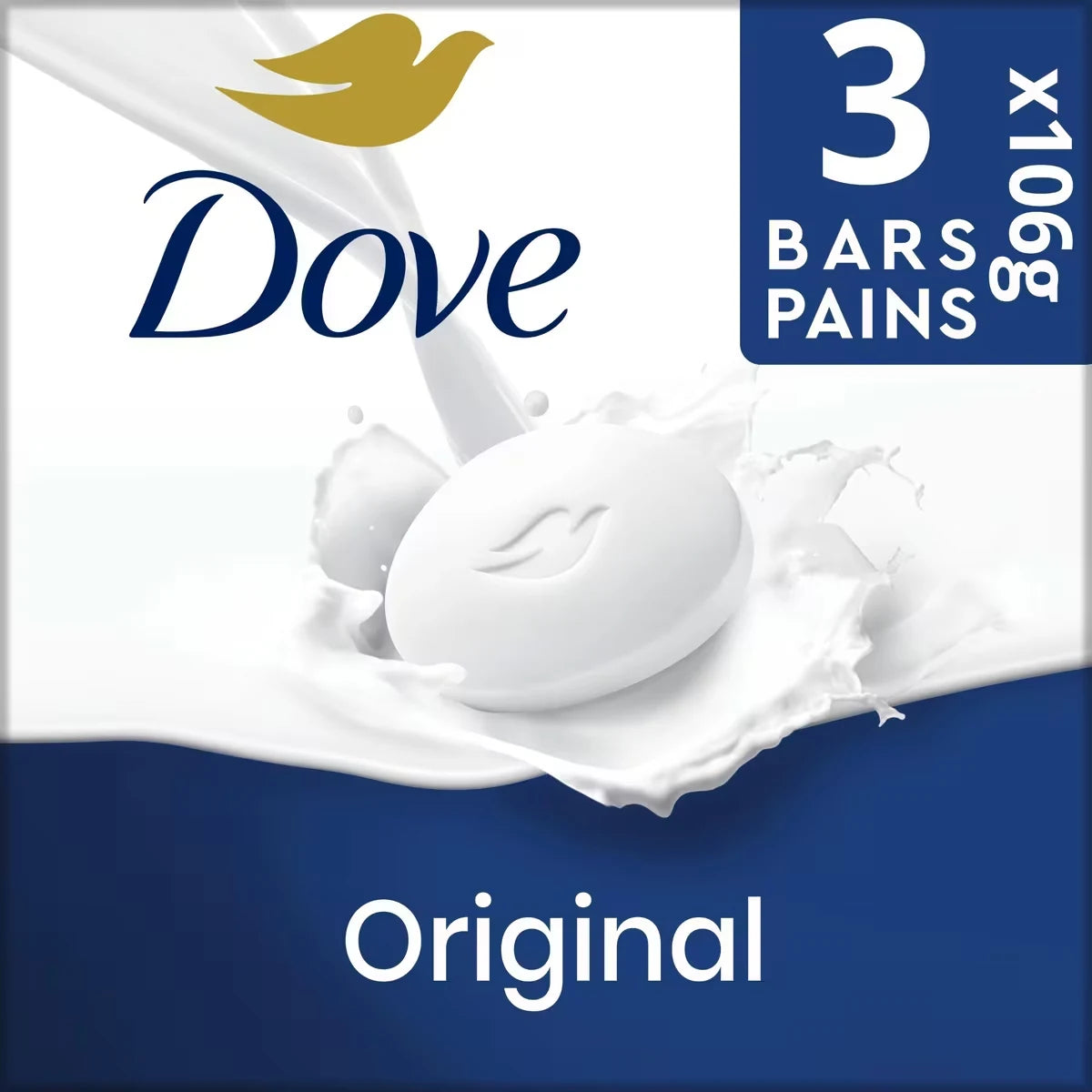Dove Beauty Bar for healthy-looking skin White 106 g 3 count product detail