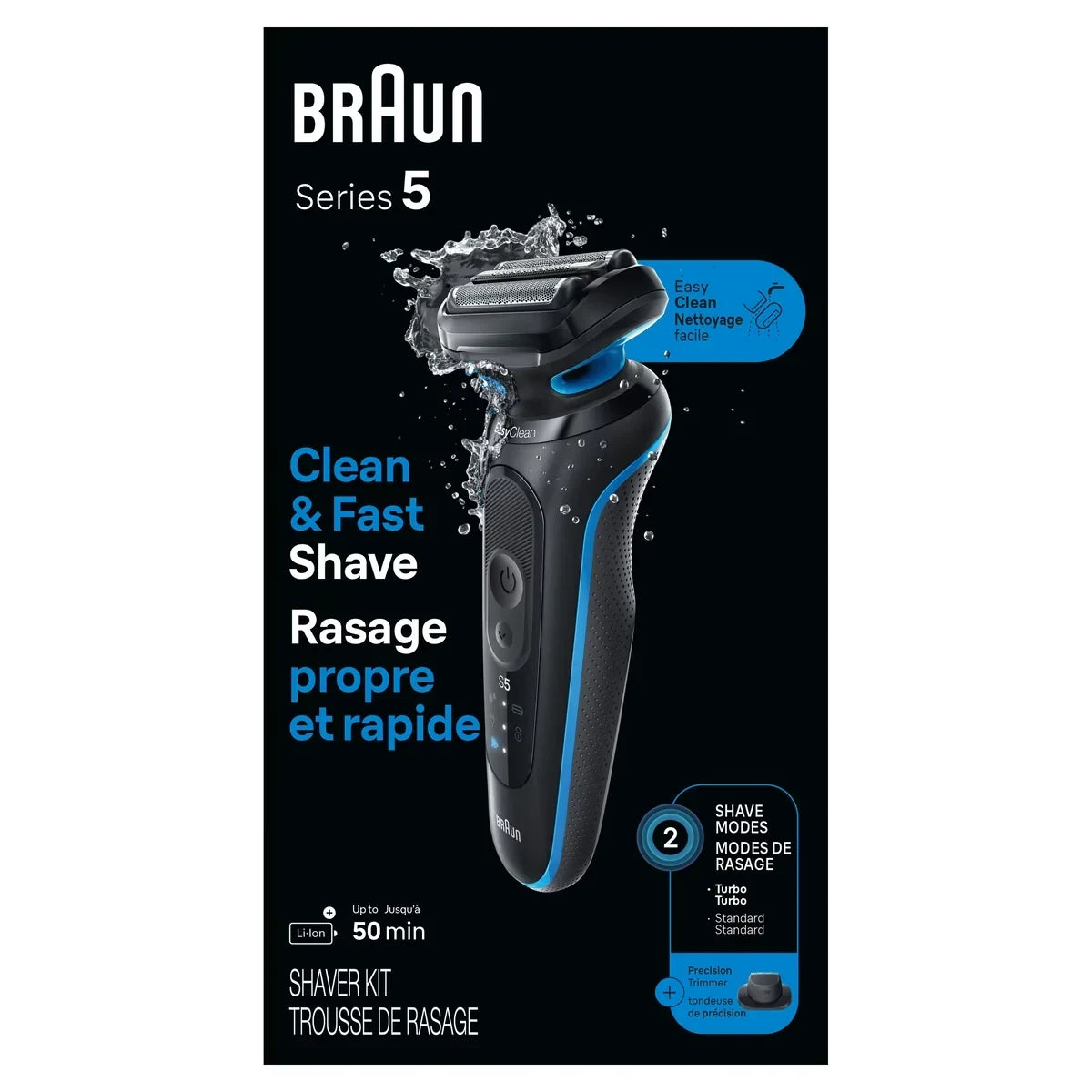 Braun Electric Shaver for Men product package
