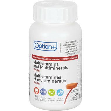 Option Plus Multivitamins and Multiminerals Forte