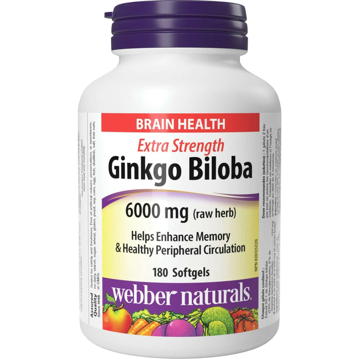 Brain Health Ginkgo Biloba