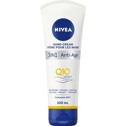 Nivea 3-in-1 Q10 Anti-Age Hand Cream front package